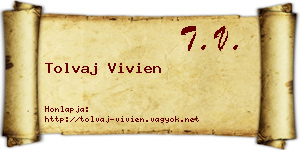 Tolvaj Vivien névjegykártya